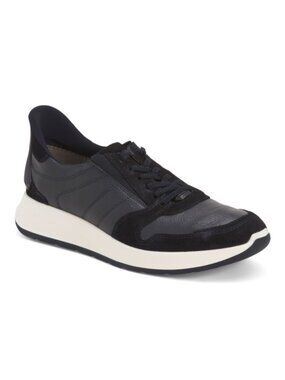 ARA Men's Made In Portugal Leather Malachite Sport Casual Sneakers